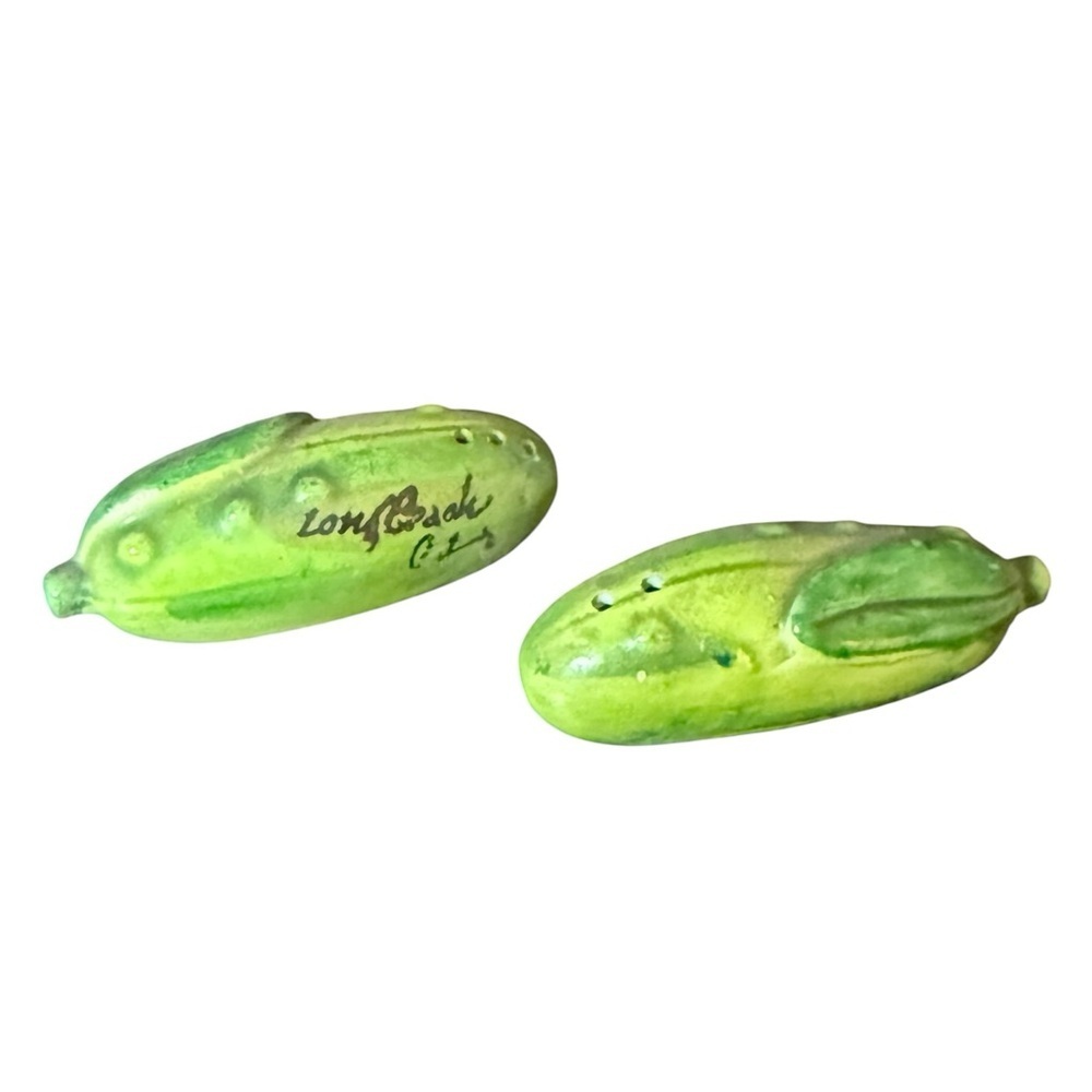 Vintage Cucumber? Salt & Pepper Shakers